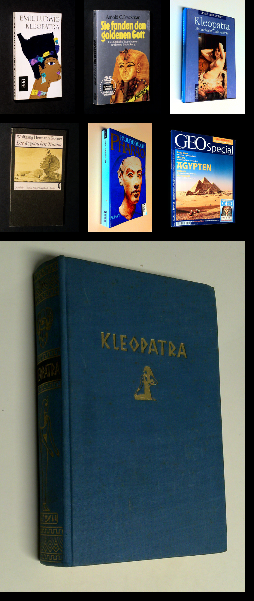 Äpypten - KIeopatra u. a. - 6 Bücher & 1 Geo-Spezial