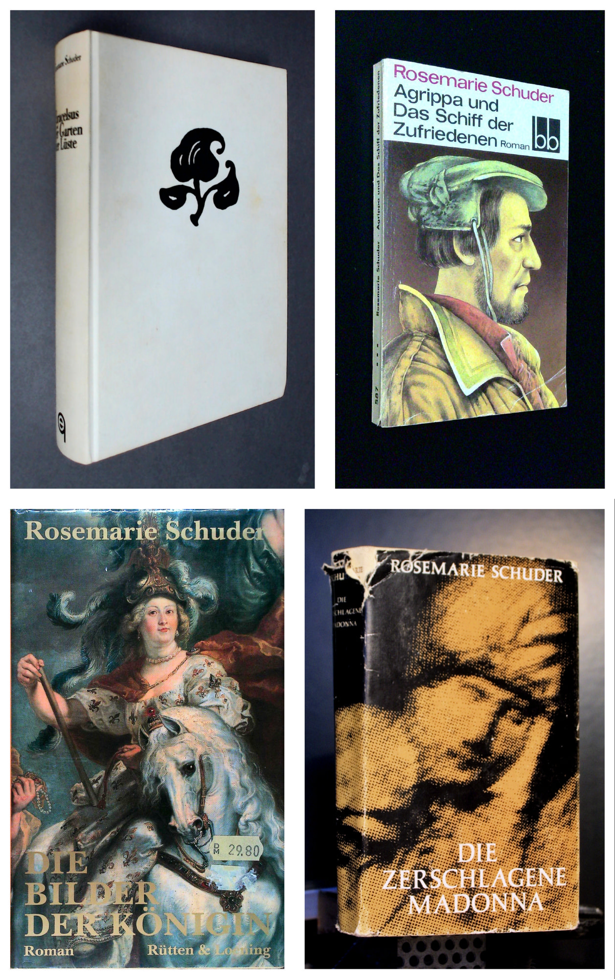 Rosemarie Schuder - 4 Historische Romane
