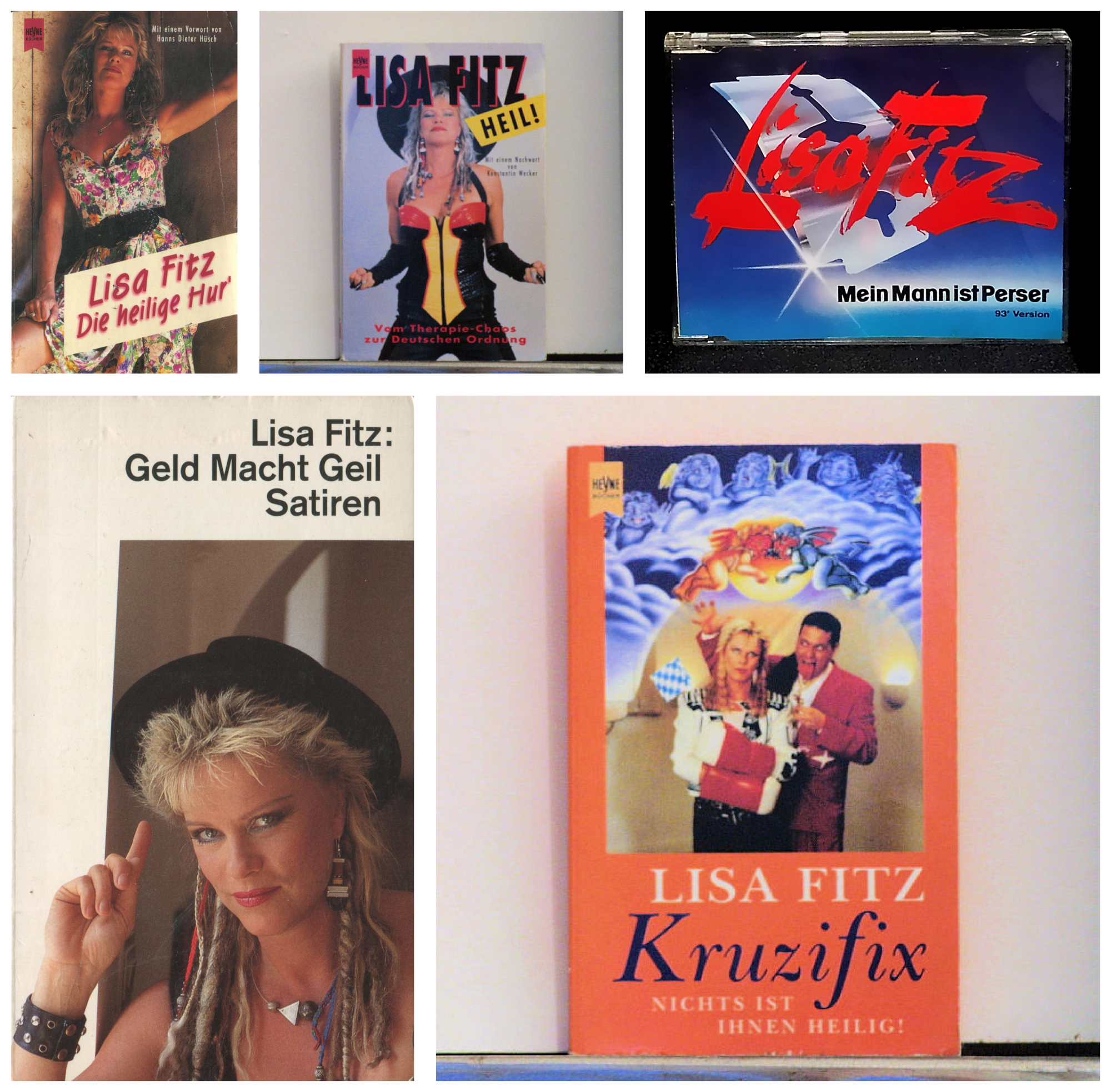 Lisa Fitz - 4 Bücher & 1 Audio-Maxi-CD