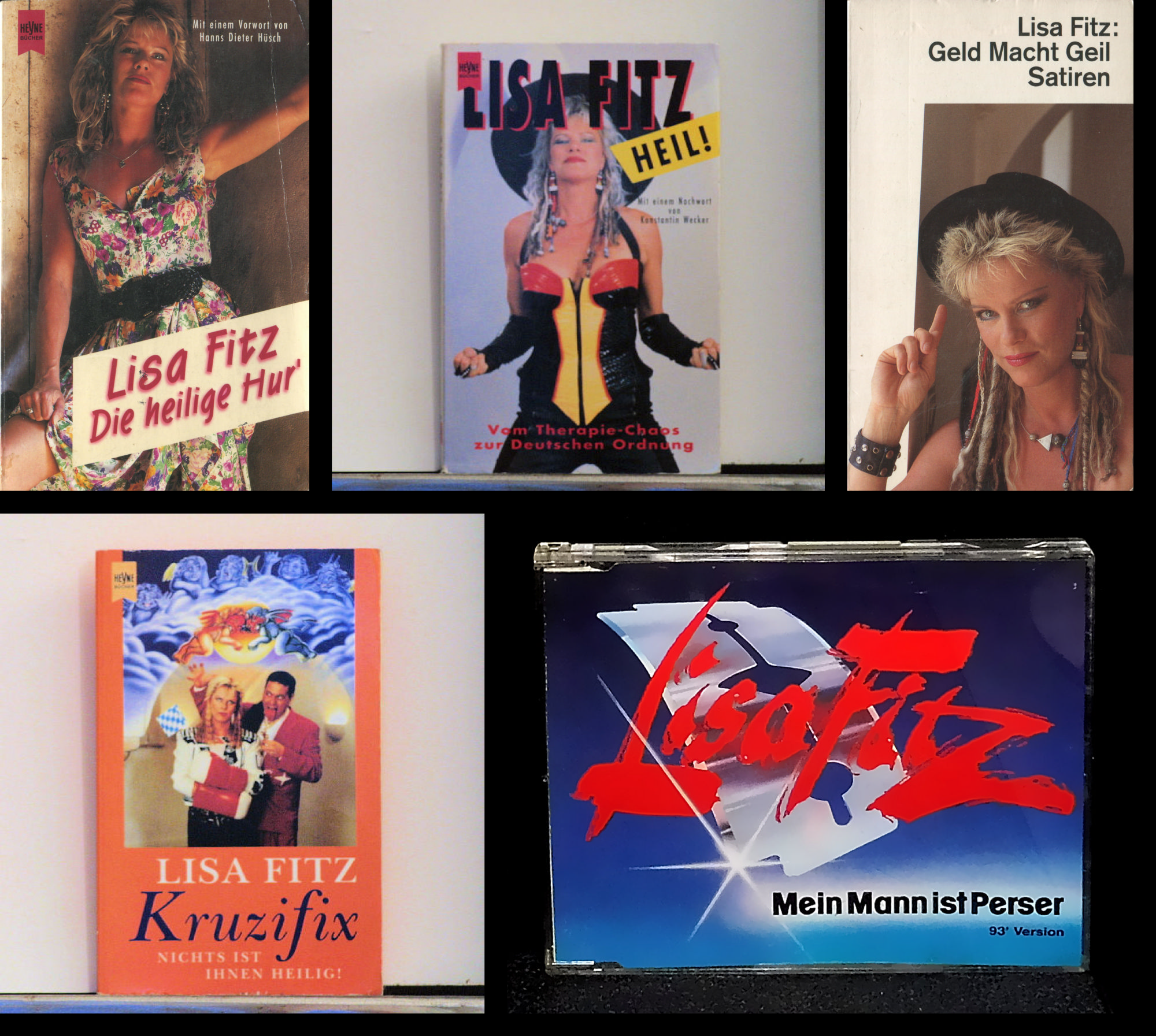 Lisa Fitz - 4 Bücher & 1 Audio-Maxi-CD