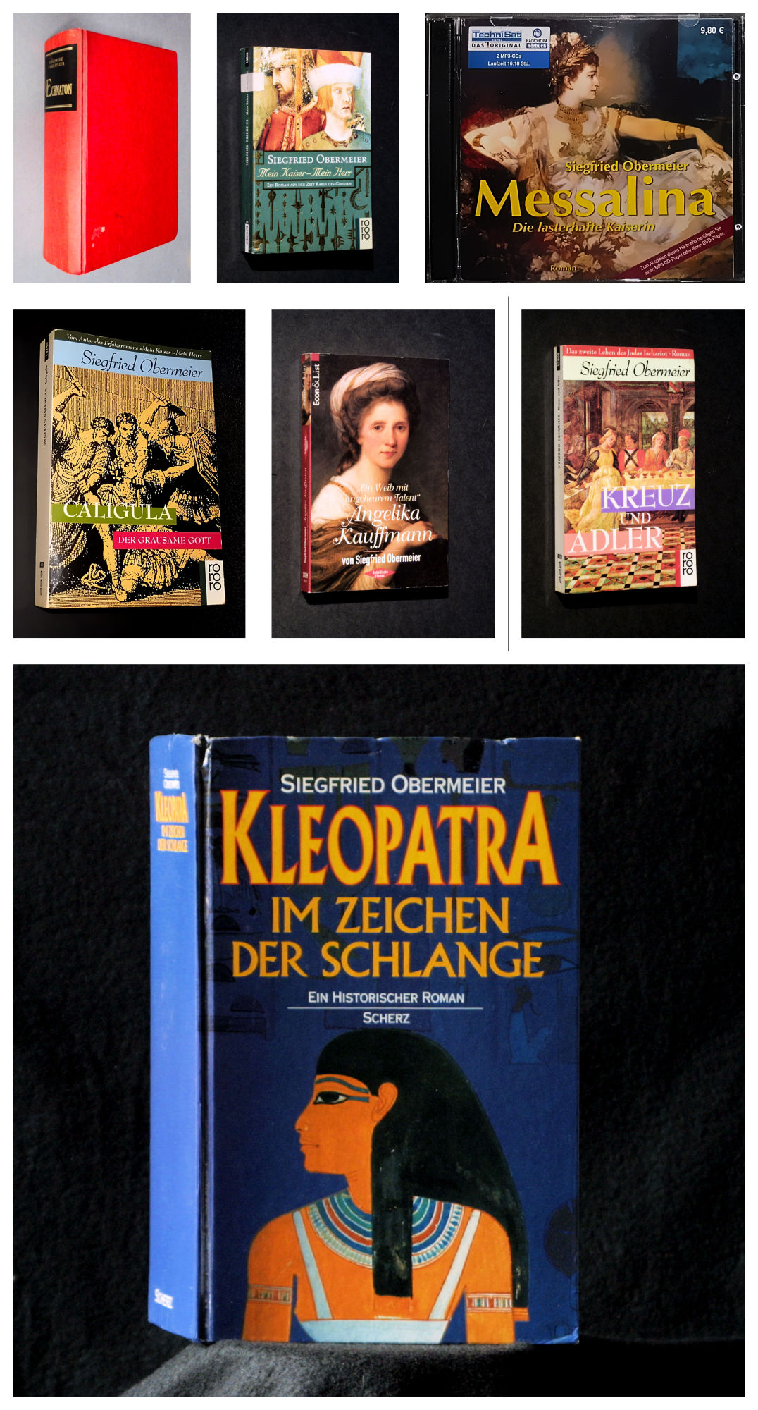 Siegfried Obermeier Paket: 6 Bücher + 1 Hörbuch (mp3-CD)