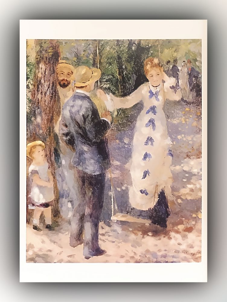 Pierre-Auguste Renoir - Die Schaukel - Postkarte