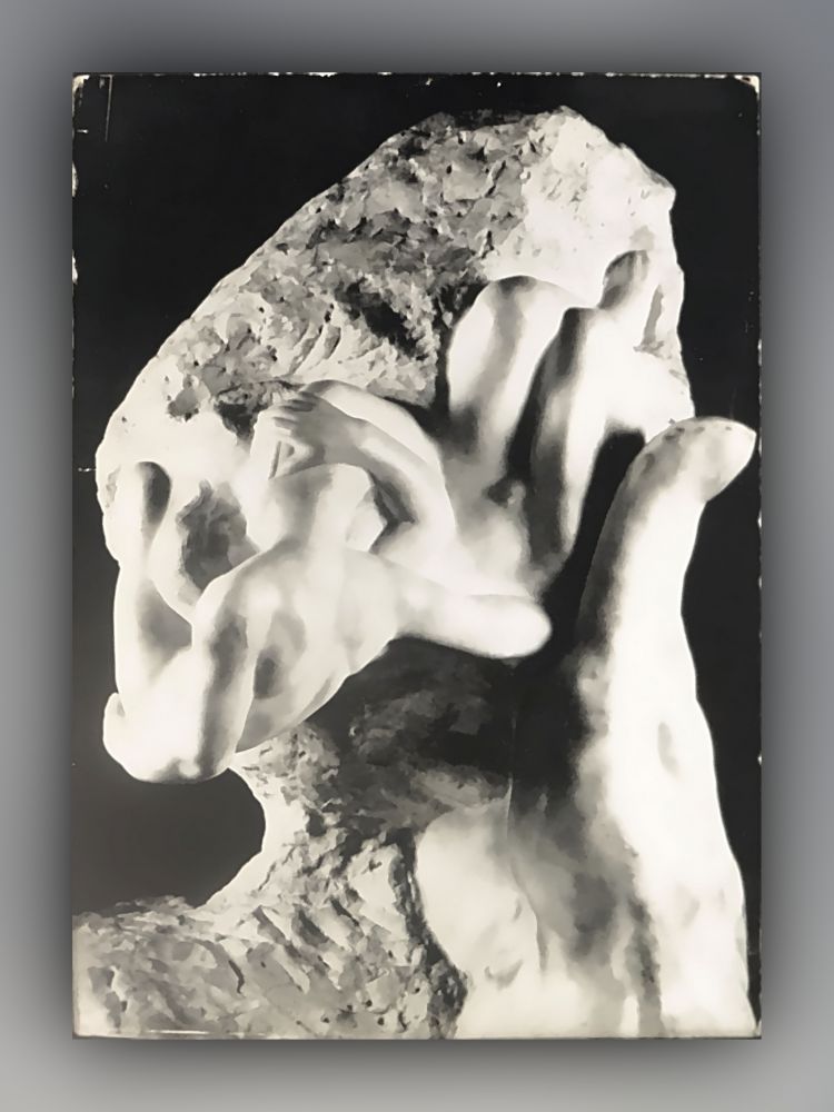 Auguste Rodin - La Main de Dieu, couple, 1898, mabre - Postkarte