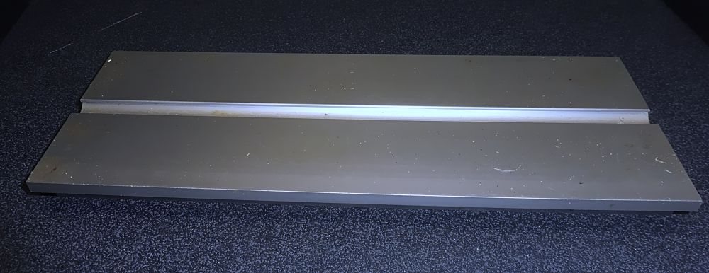 Aluminium Profil Spannplatte 130 x 29 x 346 mm