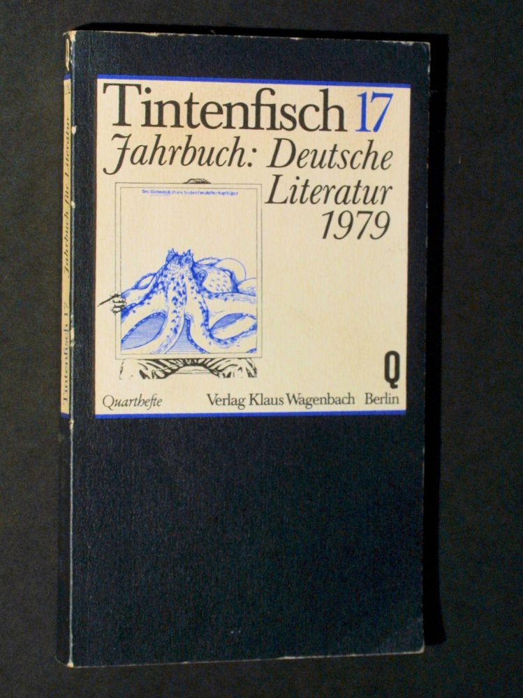 Michael Krüger - Tintenfisch 17 Jahrbuch: Deutsche Literatur 1979 - Buch