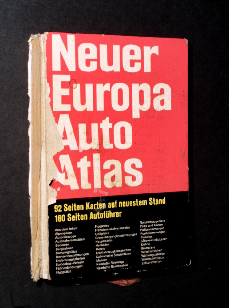 Neuer Europa Auto Atlas - Buch